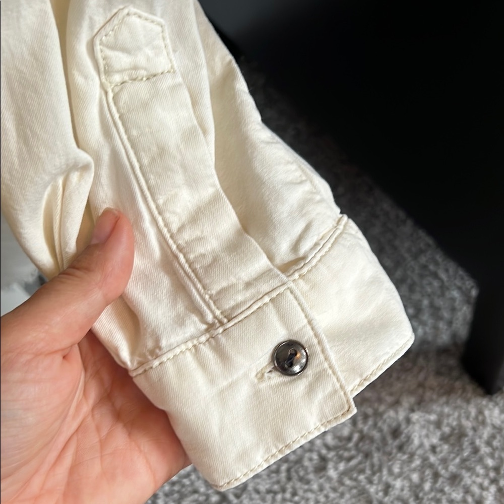 Distressed Button Down Shirt - Picture 6 of 9
